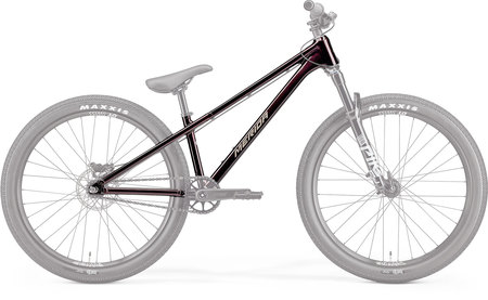 VÁZ MERIDA DIRT 700 METÁLFEKETE (FÜSTÖS EZÜST)