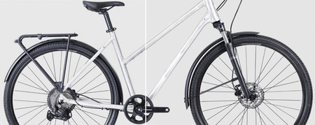 Sárvédő+csomagtartó MERIDA CROSSWAY TFS EQ SET (USB hátsó lámpával)