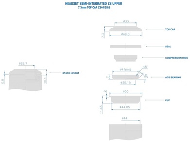 WCS SI upper ZS44/25,6 -15,2mm DRAW